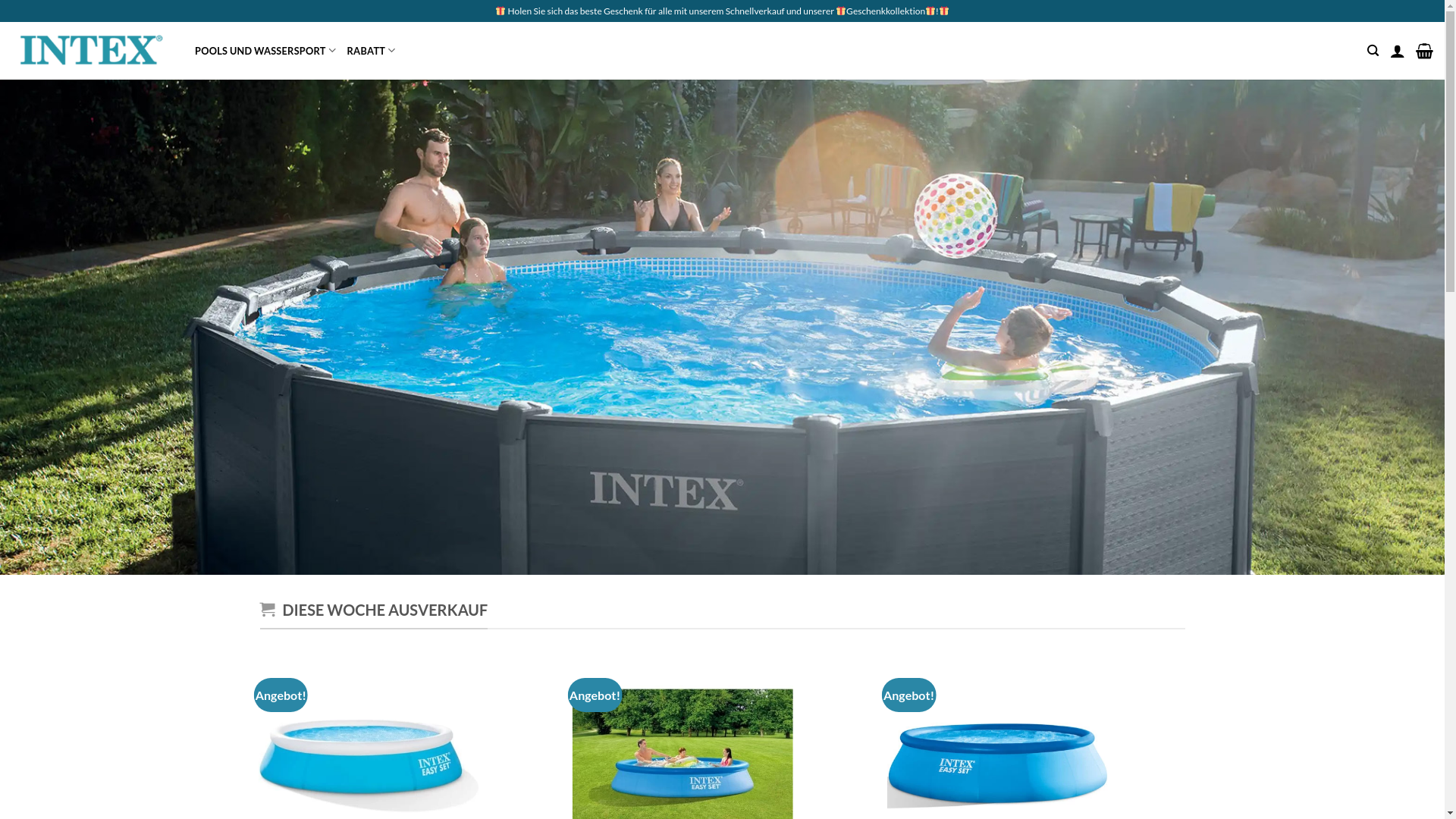 website screenshot of https://intexpoolbedarf.com/