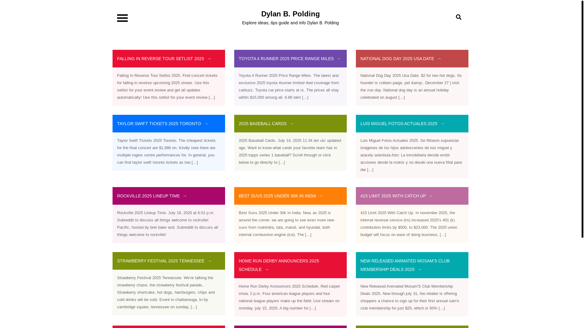 website screenshot of https://dylanbpolding.pages.dev/