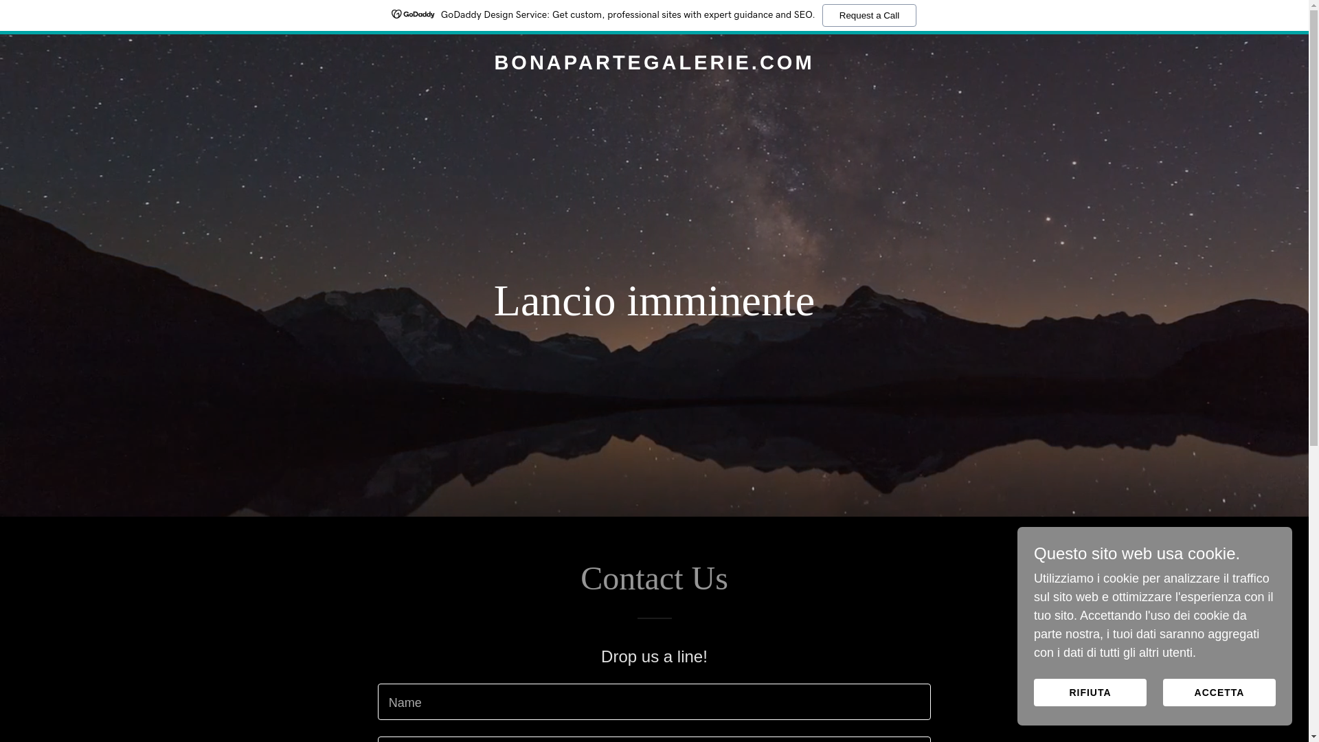 website screenshot of https://bonapartegalerie.com/