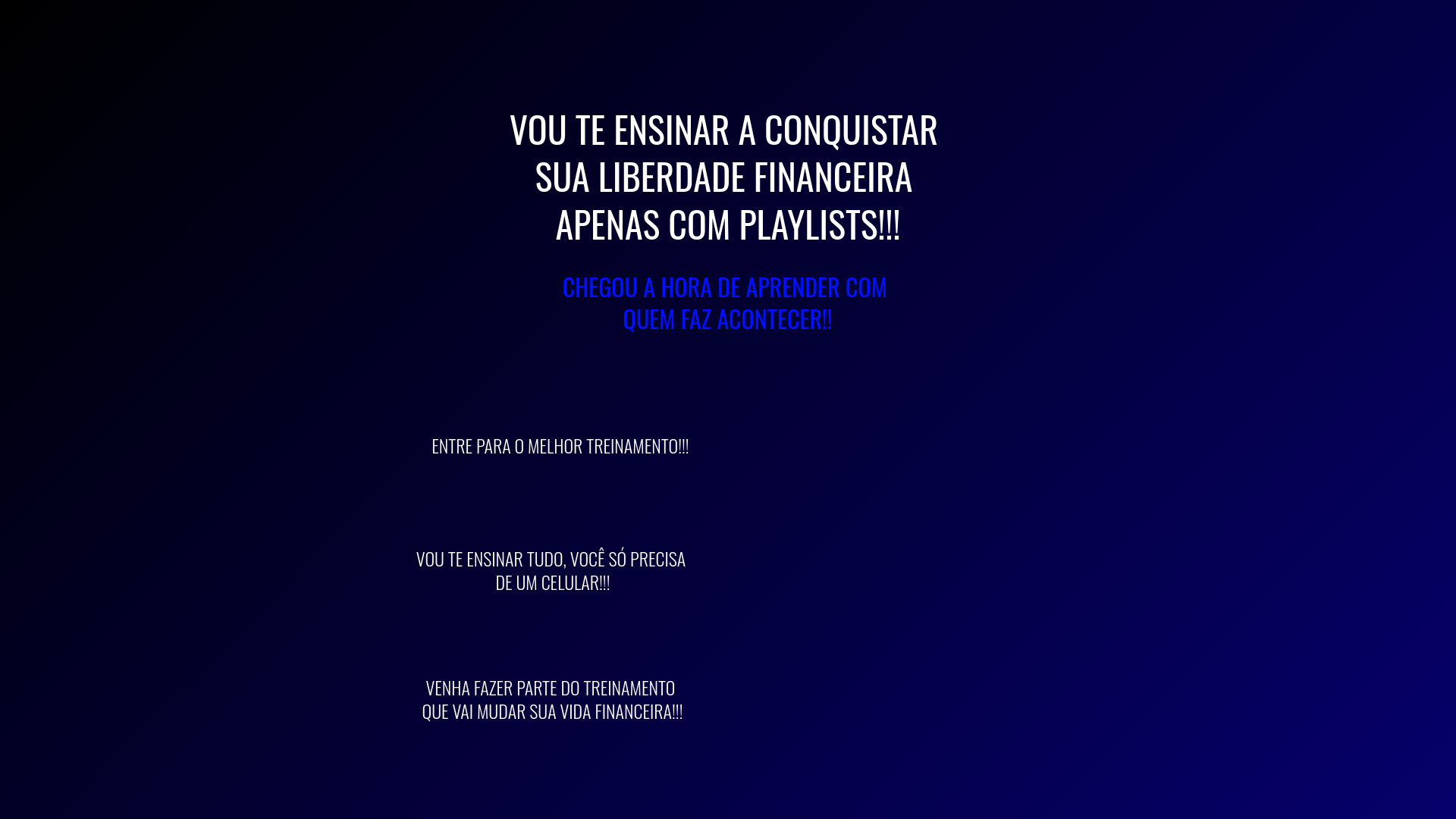 website screenshot of https://playlistoficial.com.br/