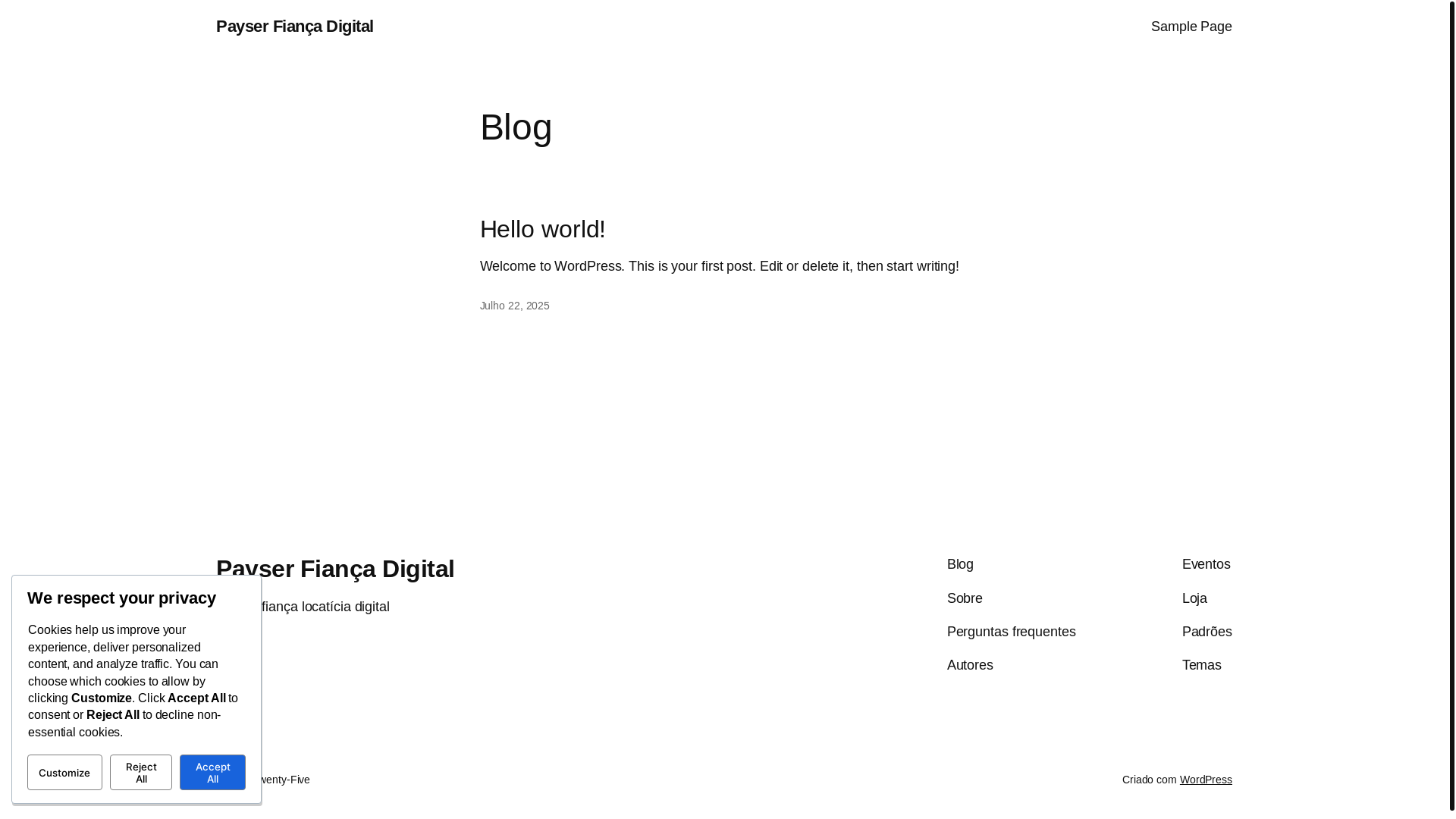 website screenshot of https://payserfianca.com/