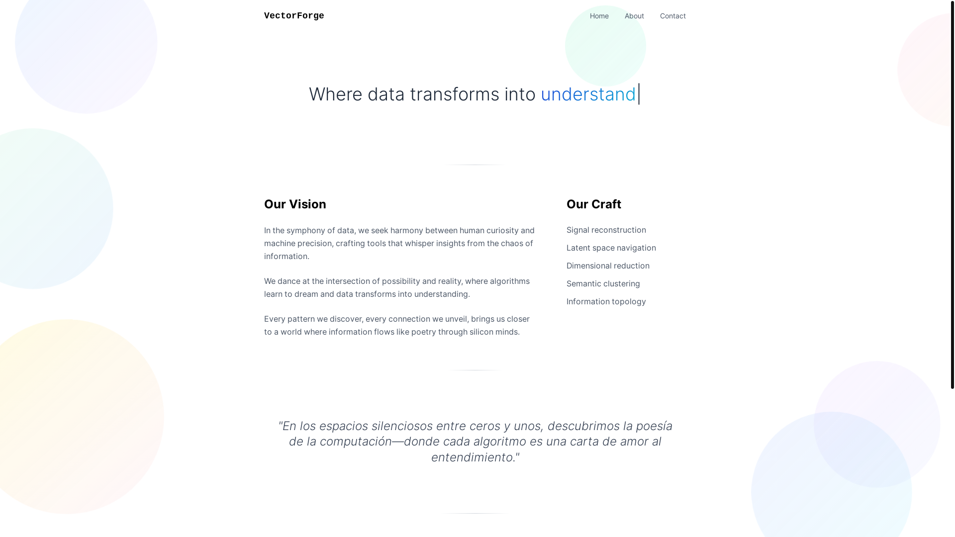 website screenshot of https://vectorforge.pages.dev/