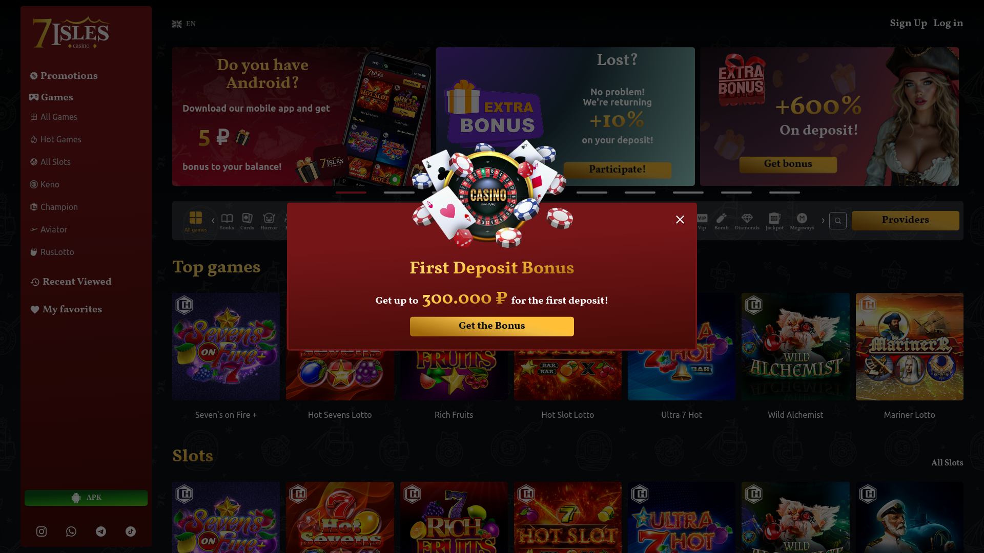 website screenshot of https://dujoldcasino666imda.space/