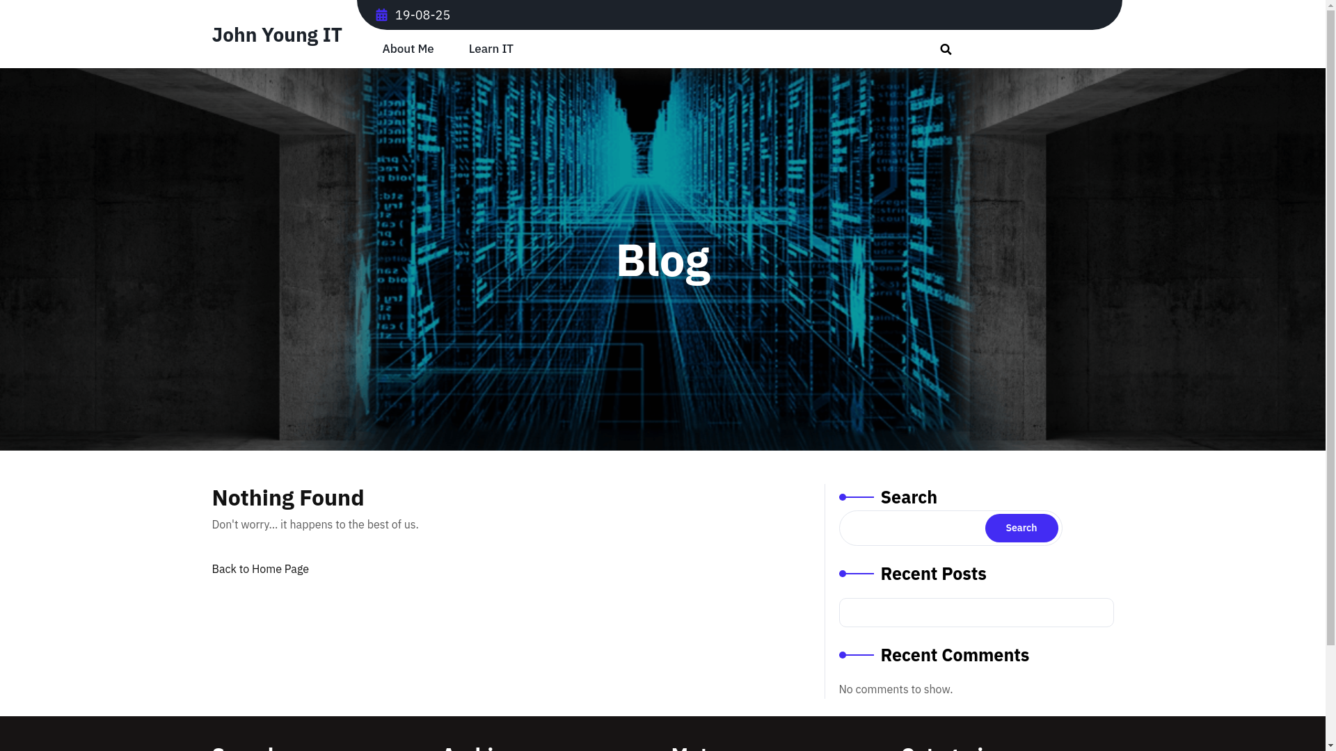 website screenshot of https://john-young.uk/