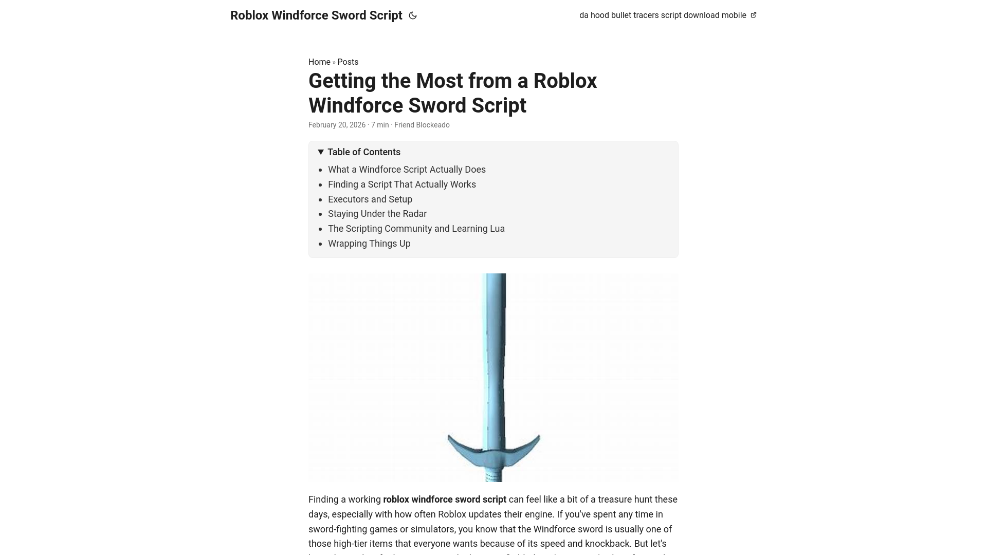 website screenshot of https://roblox-windforce-sword-script.pages.dev/