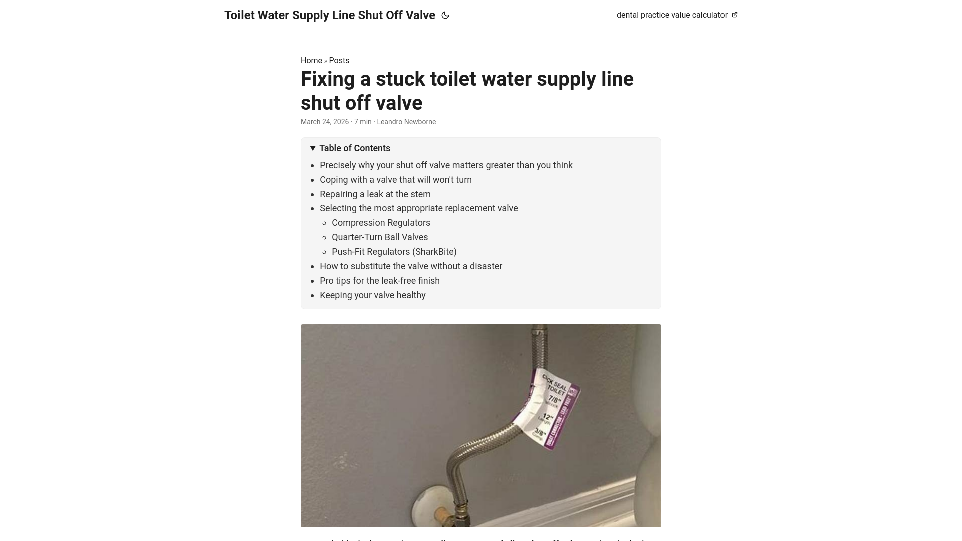 website screenshot of https://toilet-water-supply-line-shut-off-valve.pages.dev/