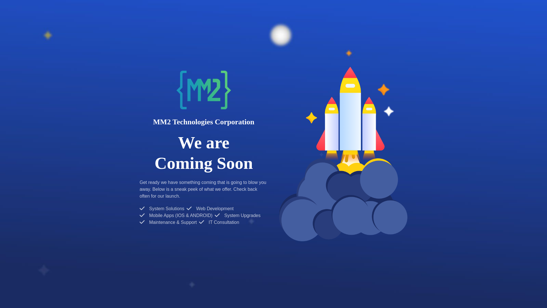 website screenshot of https://mm2techcorp.com/