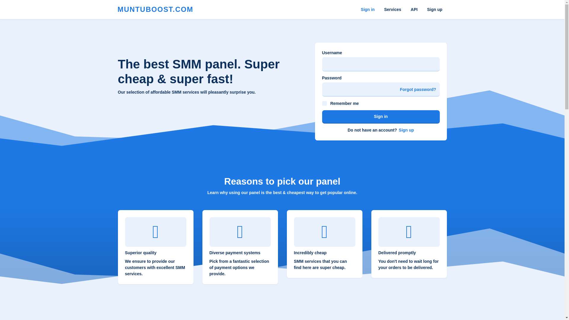 website screenshot of https://muntuboost.com/