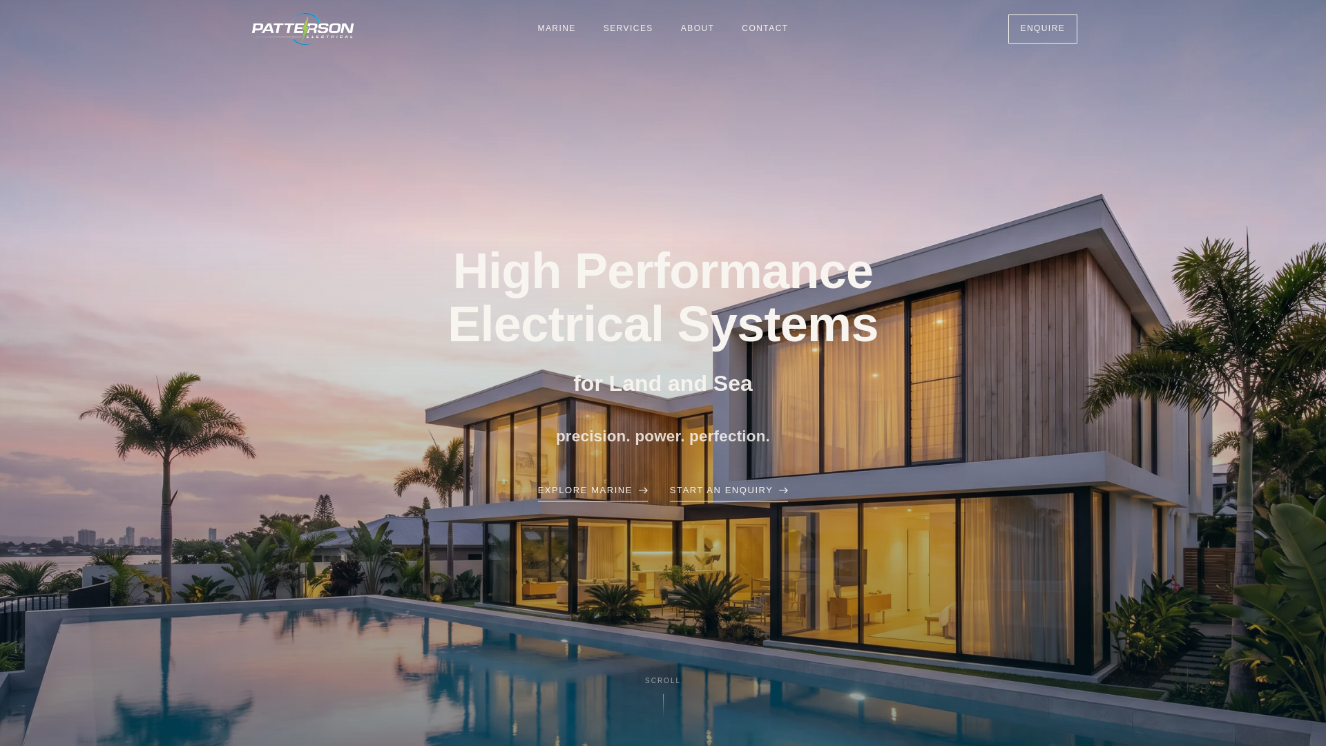 website screenshot of https://pattersonelectrical.pages.dev/