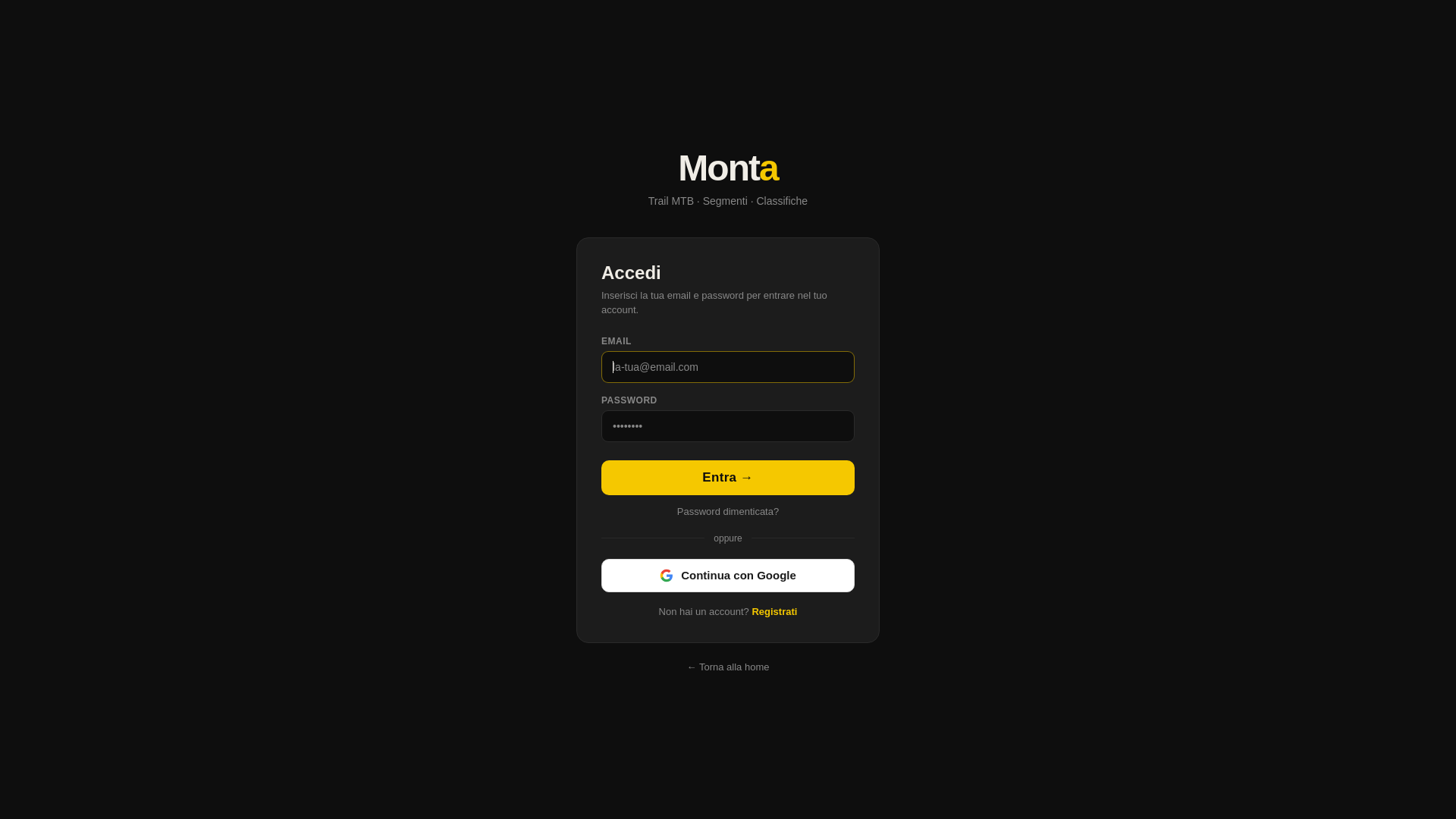 website screenshot of https://ridemonta.com/