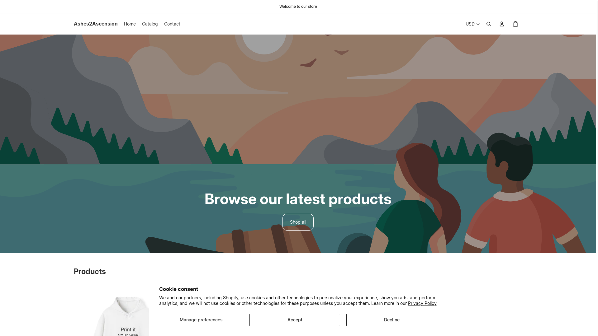 website screenshot of https://ember2remember.org/
