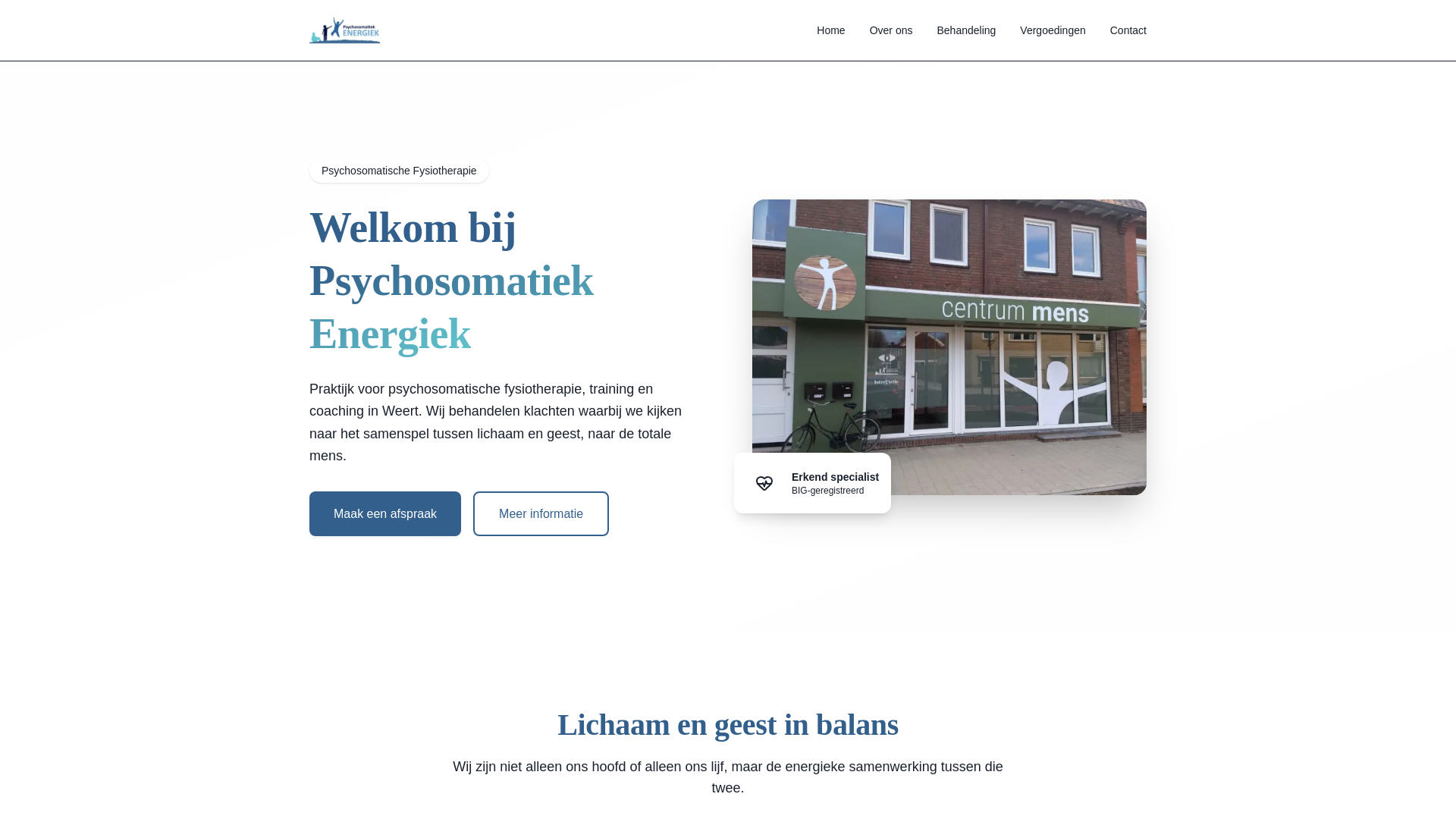 website screenshot of https://psychosomatiek-energiek-website.pages.dev/