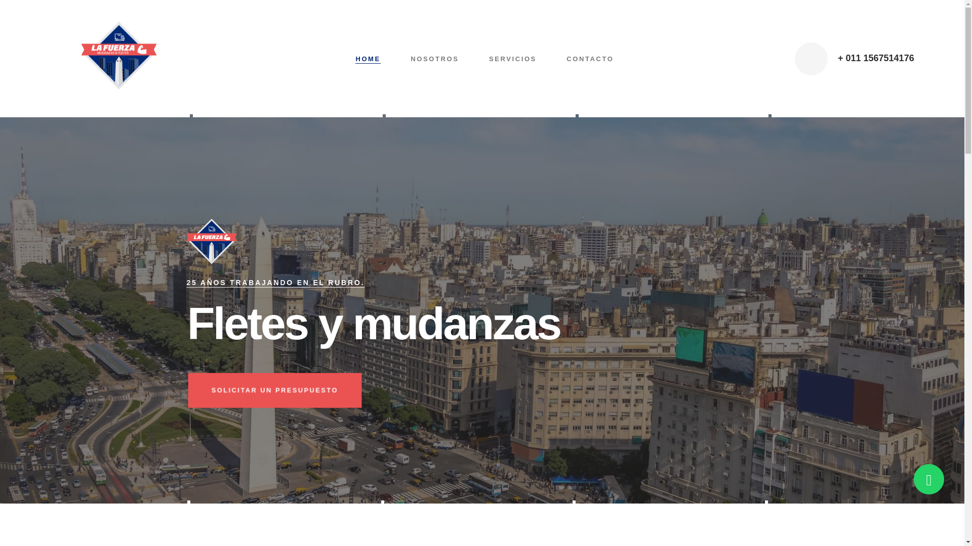 website screenshot of https://mudanzasyfleteslafuerza.pages.dev/