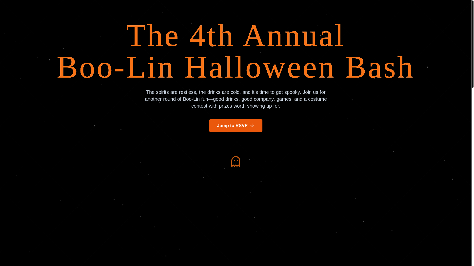 website screenshot of https://boolinbash.com/