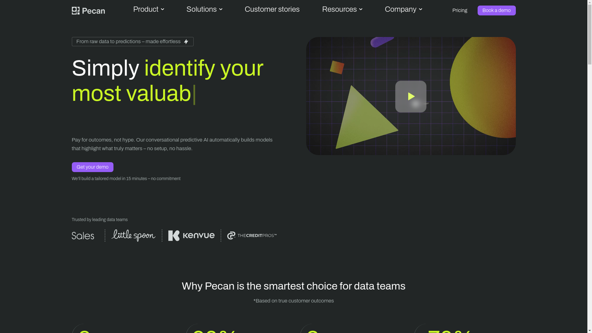 website screenshot of https://pecanpros.site/