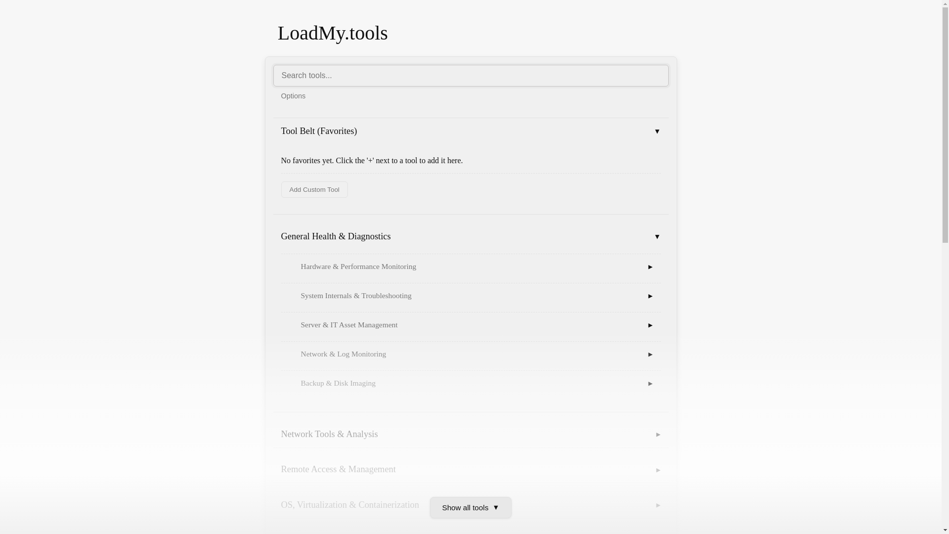 website screenshot of https://loadmytools2.pages.dev/