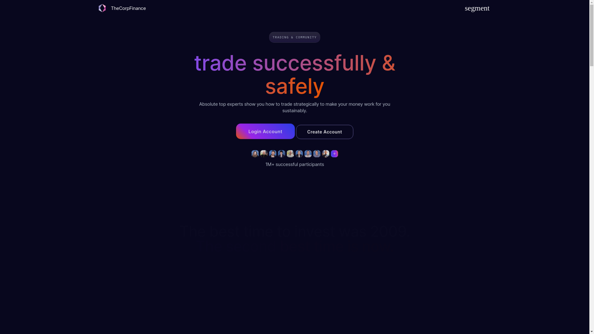 website screenshot of https://thecorpfinance.com/