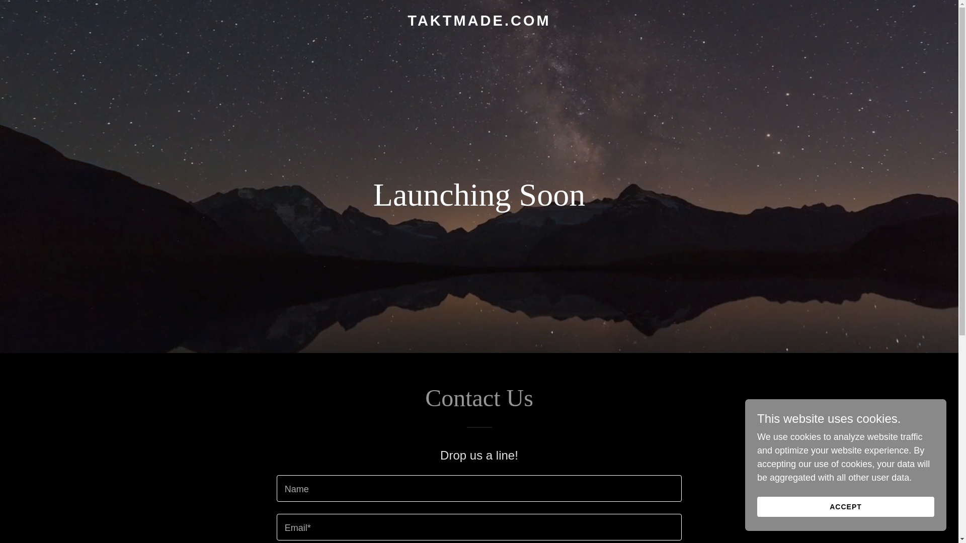 website screenshot of https://taktmade.com/