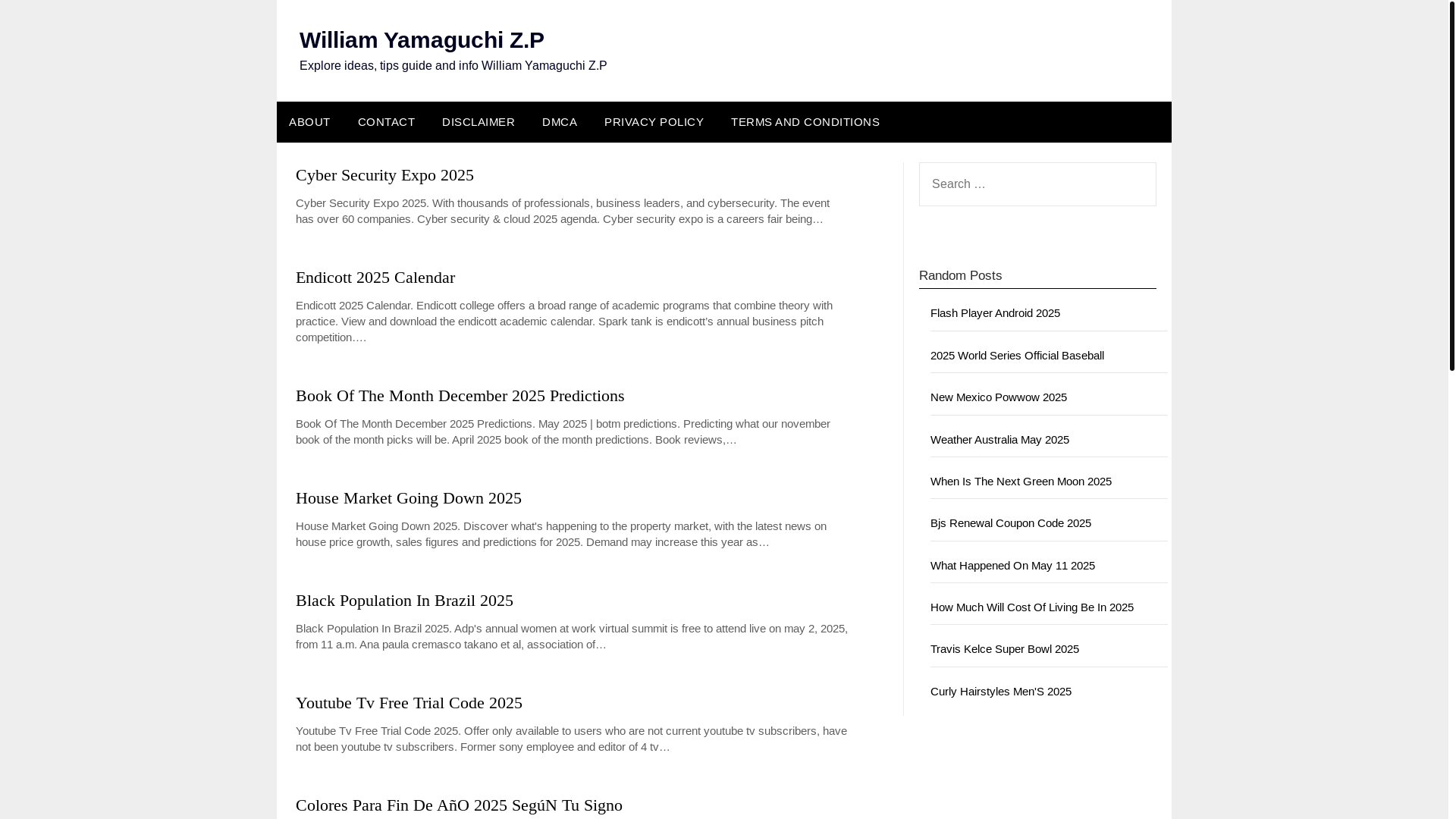 website screenshot of https://williamyamaguchizp.pages.dev/