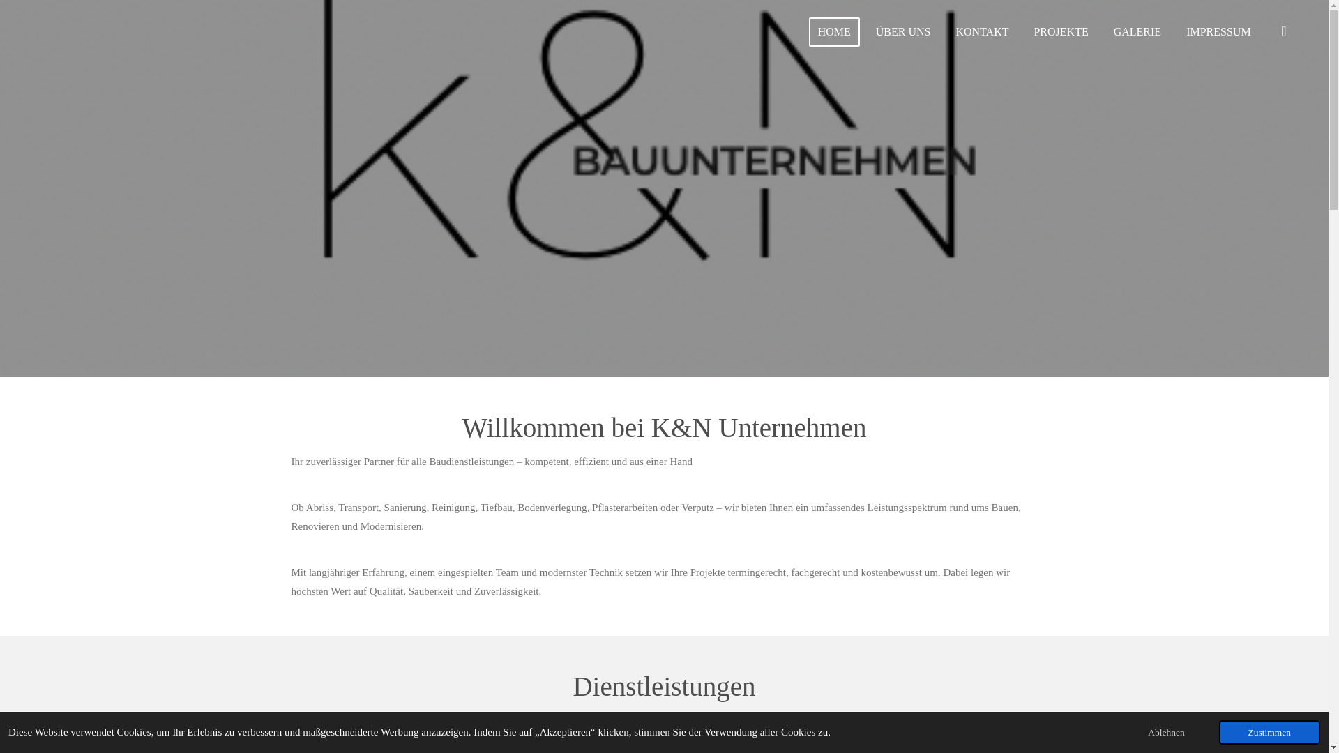 website screenshot of https://knunternehmen.de/