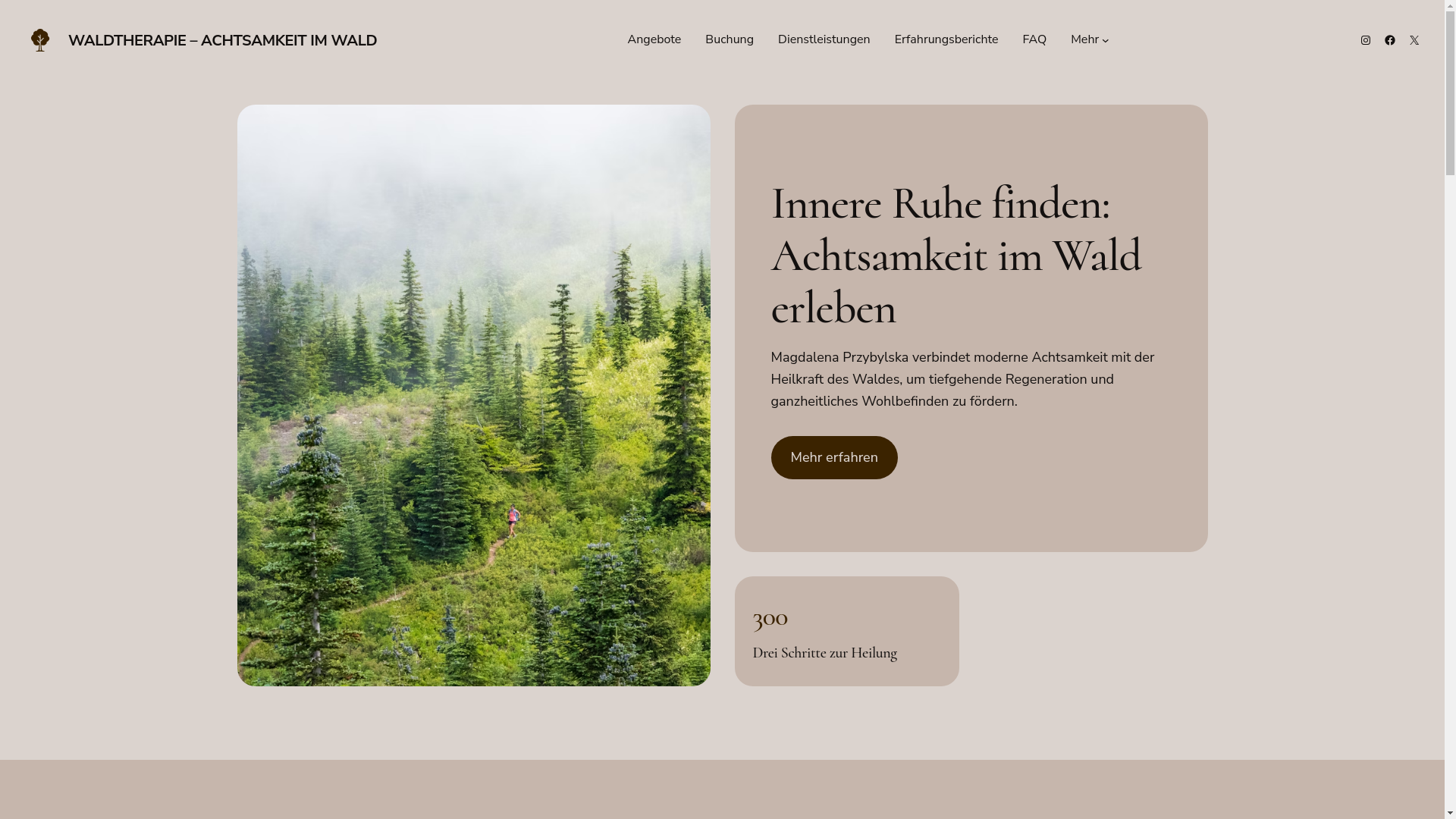 website screenshot of https://laubgefluester.com/