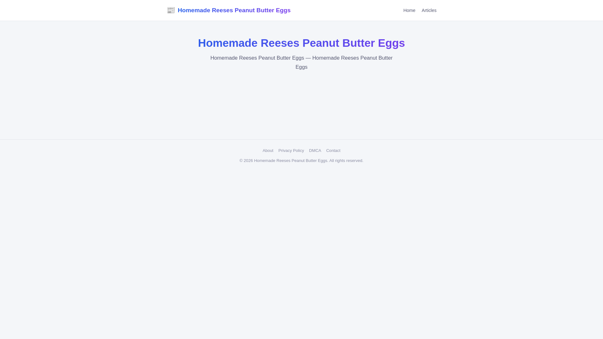 website screenshot of https://homemade-reeses-peanut-butter-eggs.pages.dev/