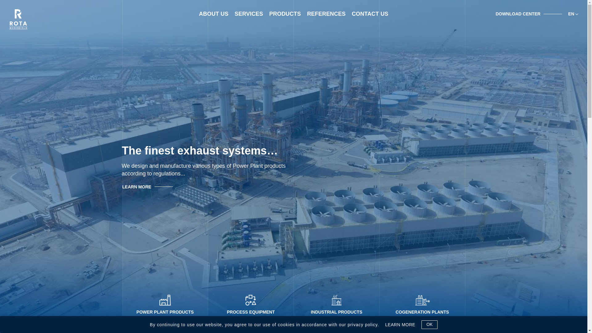 website screenshot of https://rotaengprojects.com/