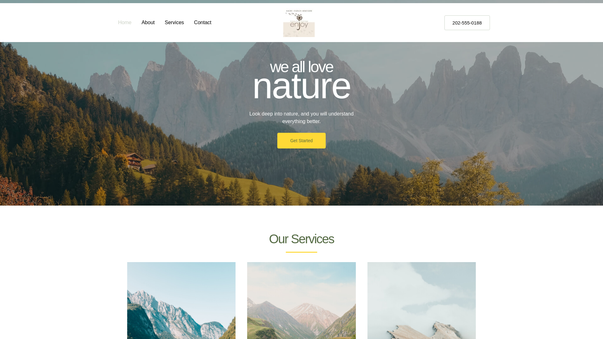 website screenshot of https://enjoybeautycenter.it/
