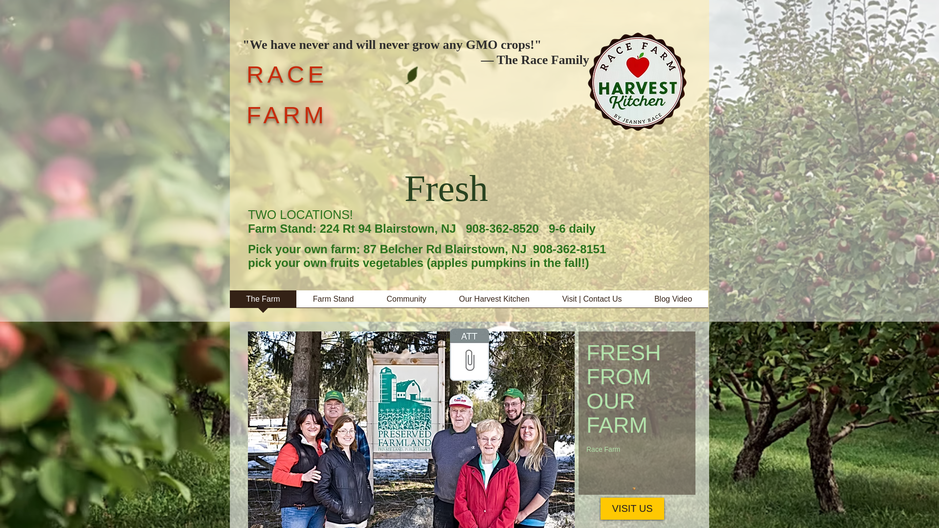 website screenshot of https://racefamilyfarm.com/