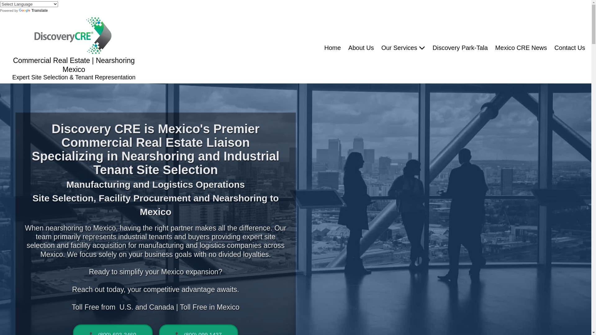 website screenshot of https://monterreycre.com/