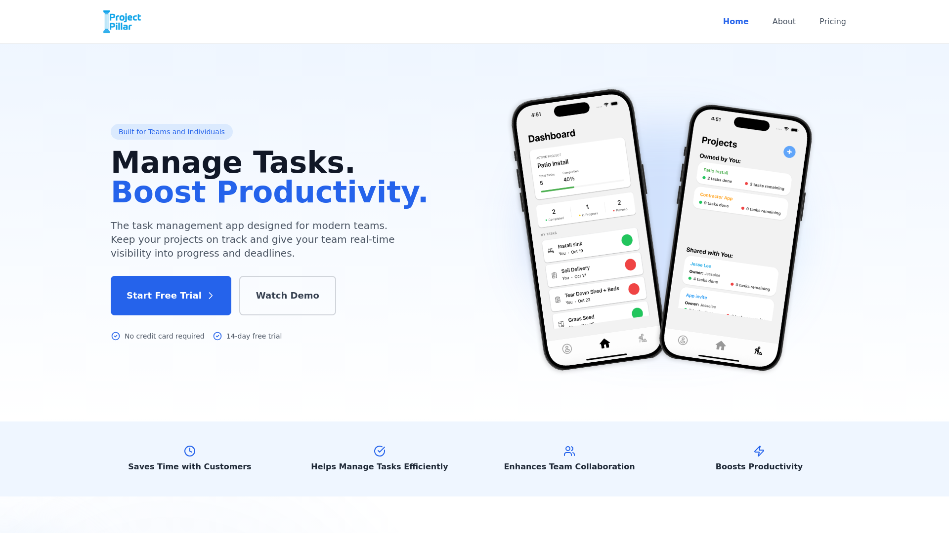 website screenshot of https://project-pillar-web.pages.dev/