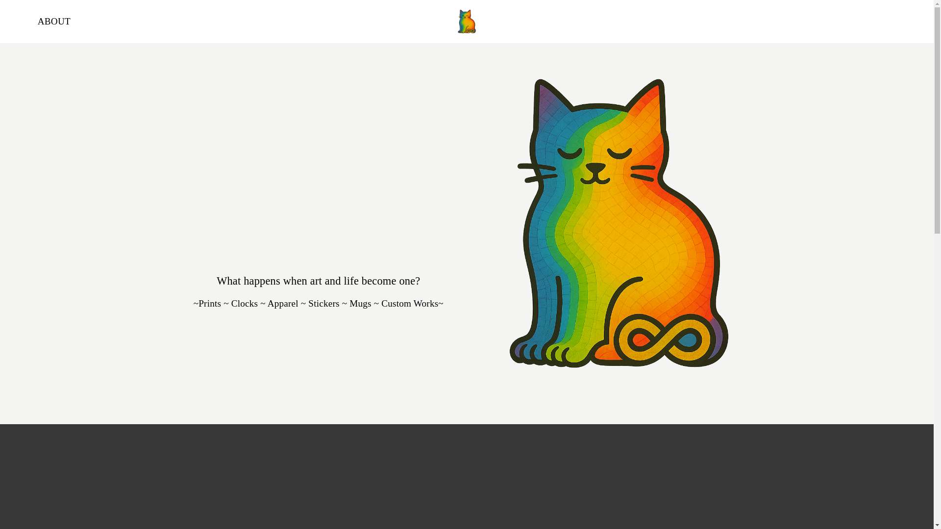 website screenshot of https://theautisticcat.life/