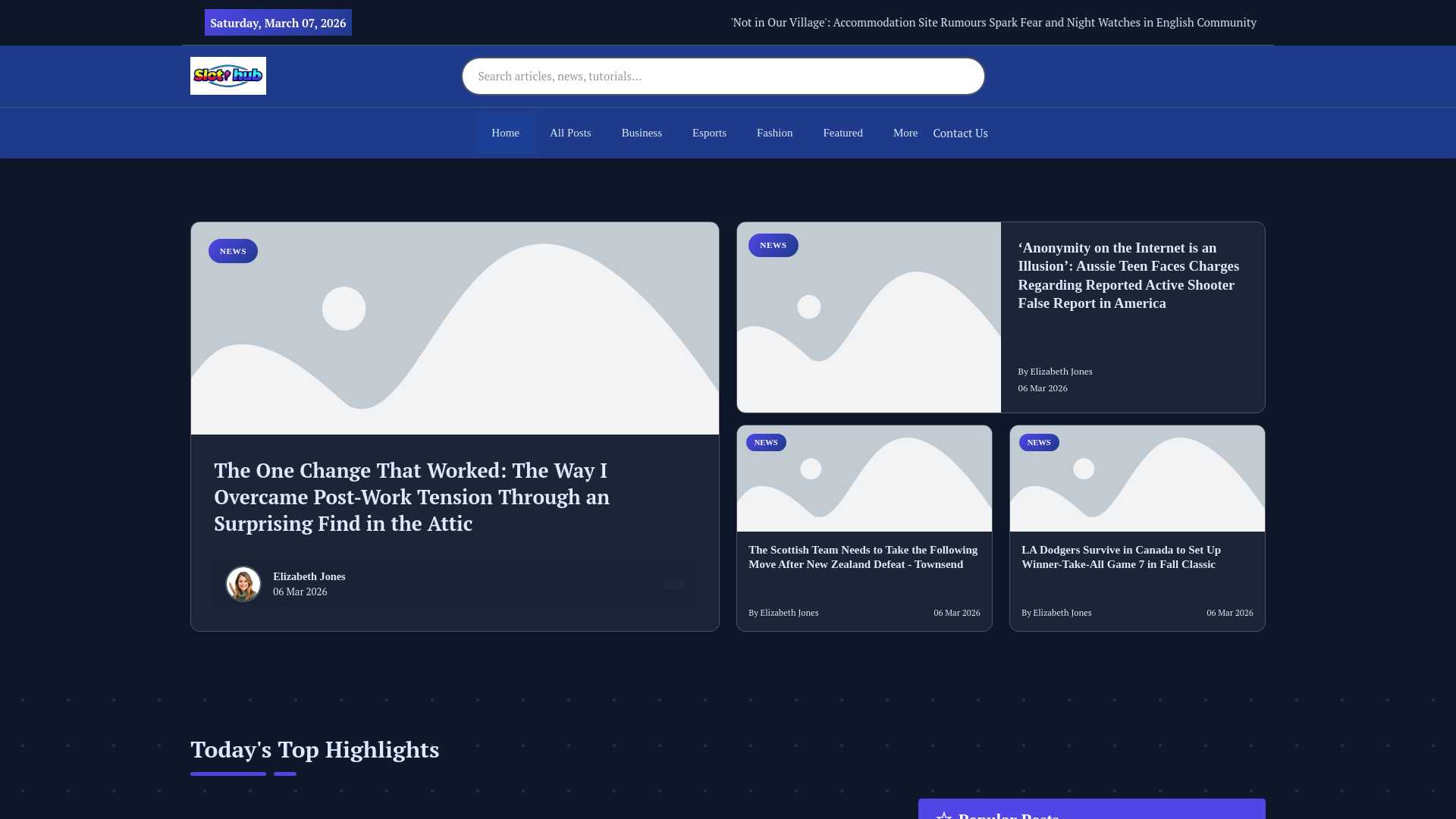 website screenshot of https://slothub978.de/