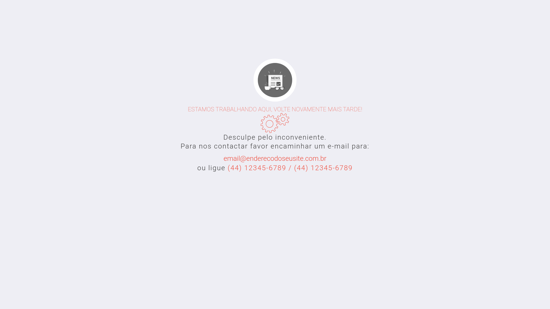 website screenshot of https://radarportuario.com.br/