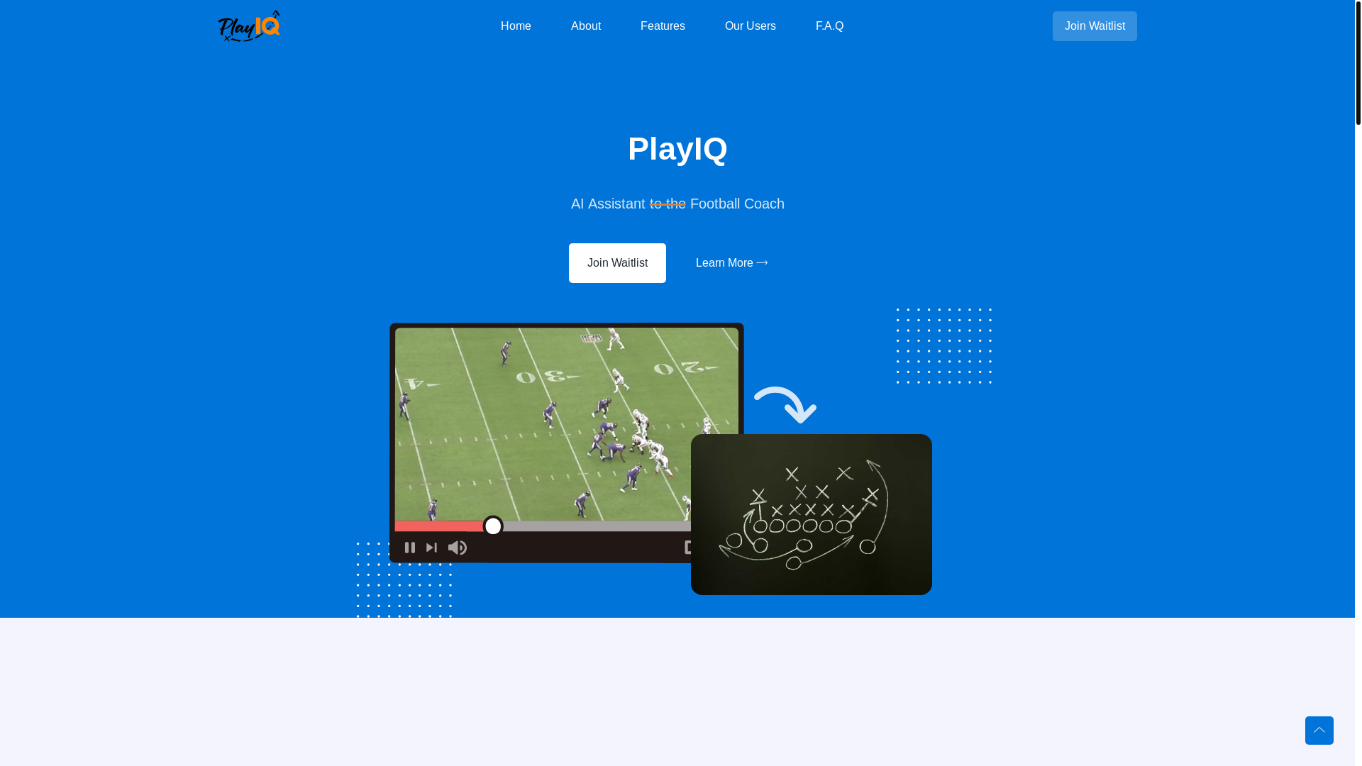 website screenshot of https://playiq-landing.pages.dev/