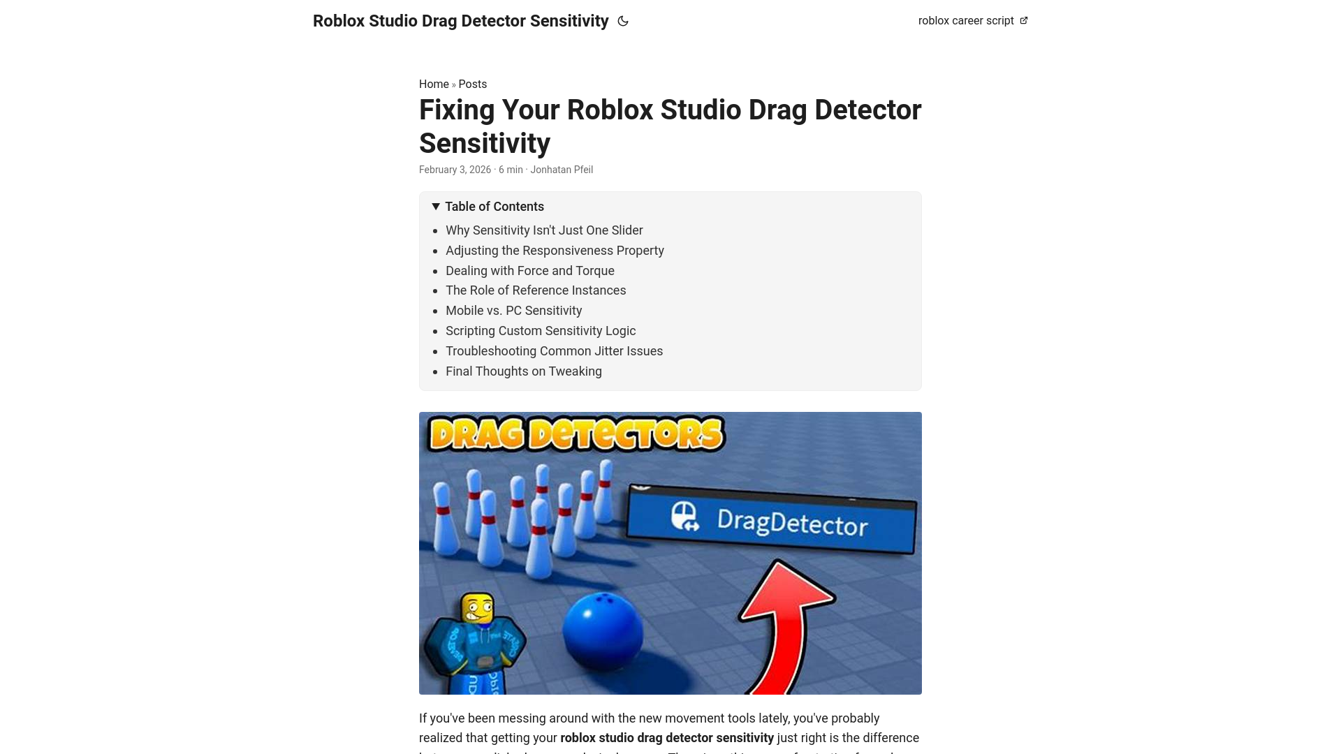 website screenshot of https://roblox-studio-drag-detector-sensitivity.pages.dev/