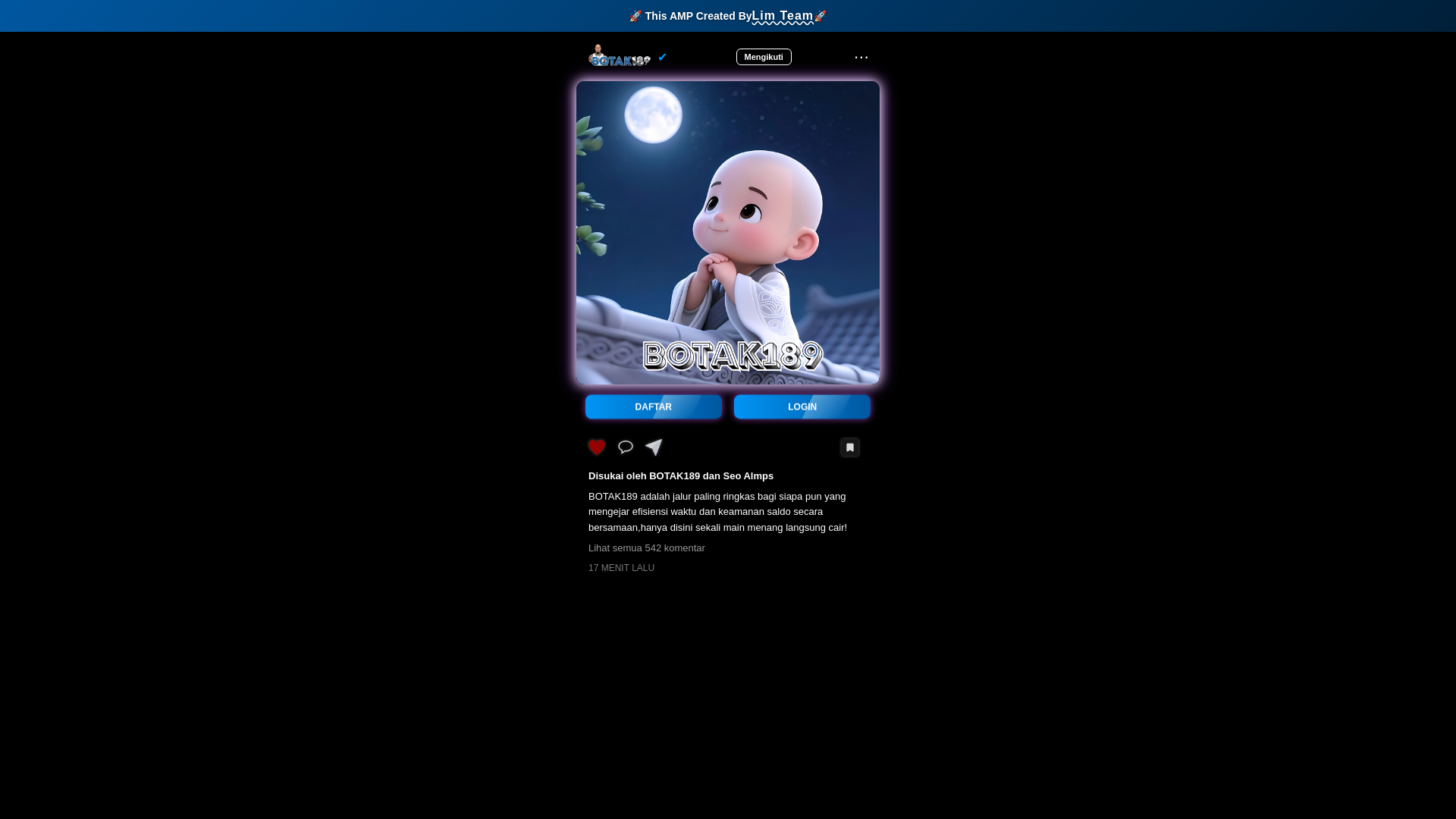 website screenshot of https://botak189-amp.pages.dev/