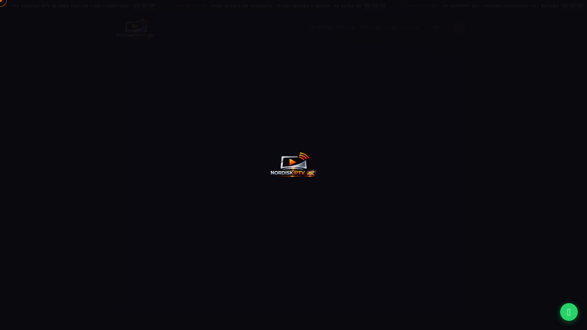 website screenshot of https://nordiskiptv-4k.com/