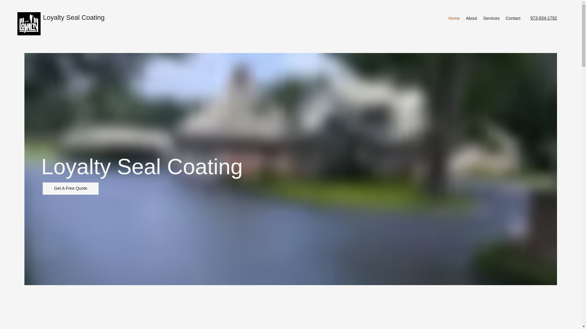 website screenshot of https://loyaltysealcoating.com/