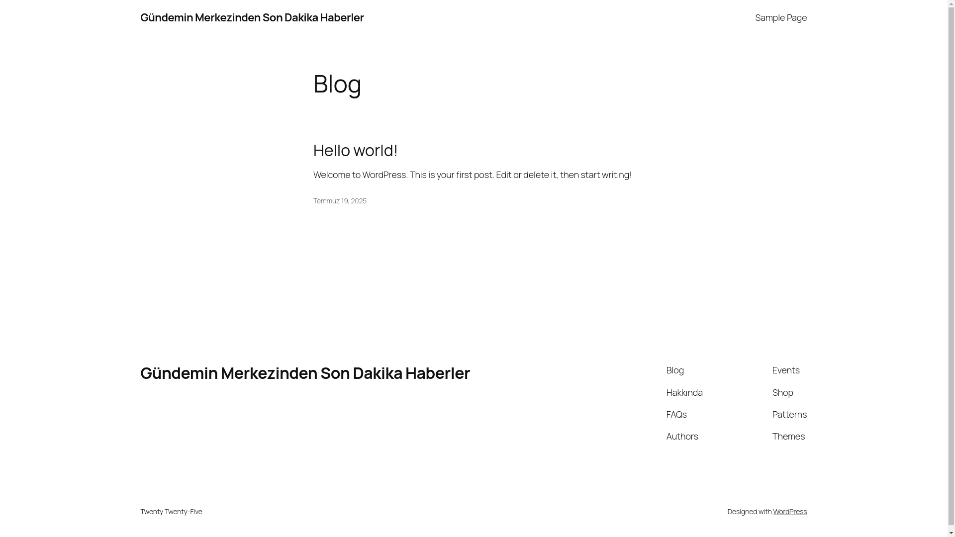website screenshot of https://gundemmerkezi.com.tr/