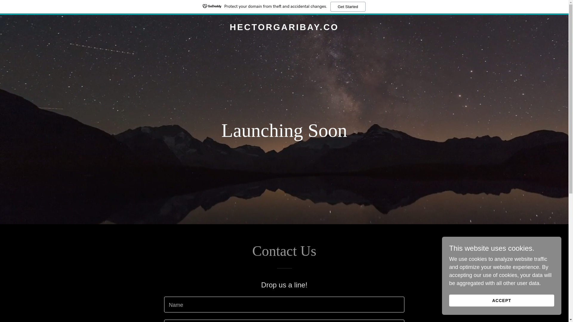 website screenshot of https://hectorgaribay.co/
