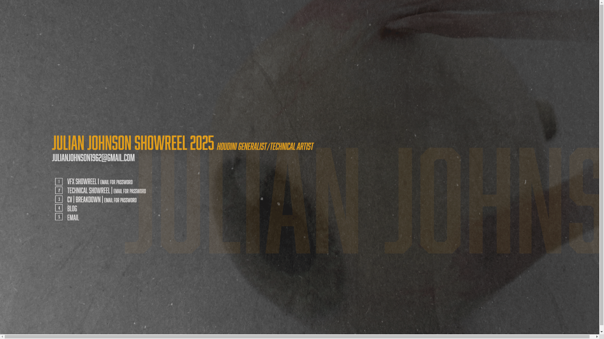 website screenshot of https://julianjohnson.uk/