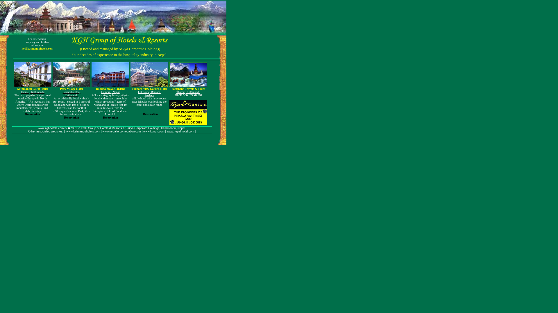 website screenshot of https://kghhotels.pages.dev/