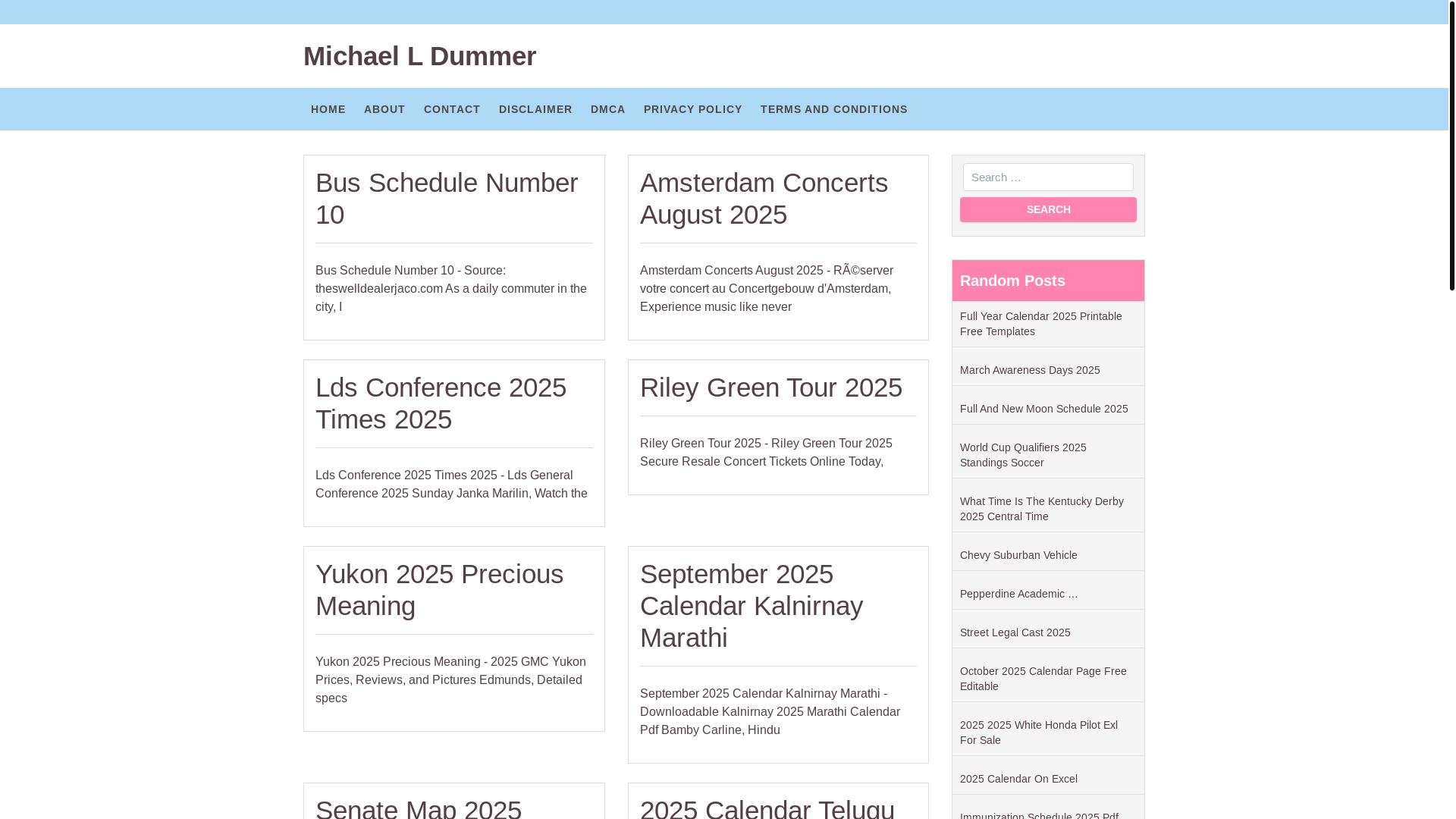 website screenshot of https://michaelldummerw.pages.dev/