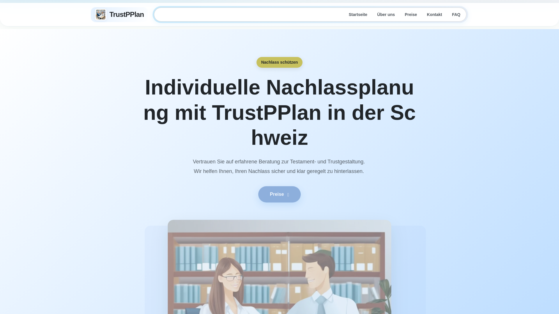website screenshot of https://trustpplan.pro