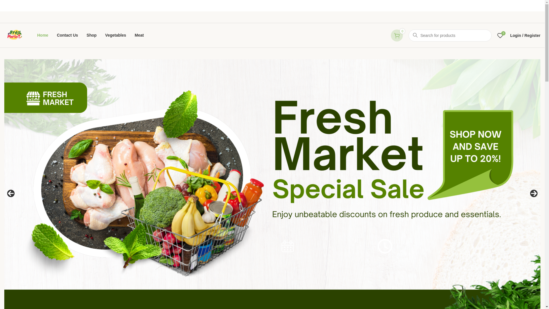 website screenshot of https://freshmarketnawabshah.online/