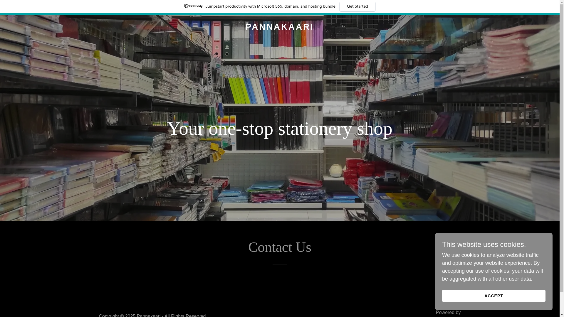 website screenshot of https://pannakaari.com/
