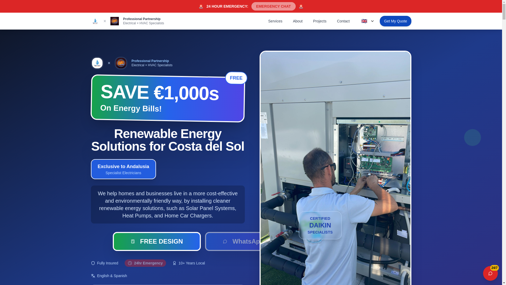 website screenshot of https://litelectriciansxaguatherm.com/