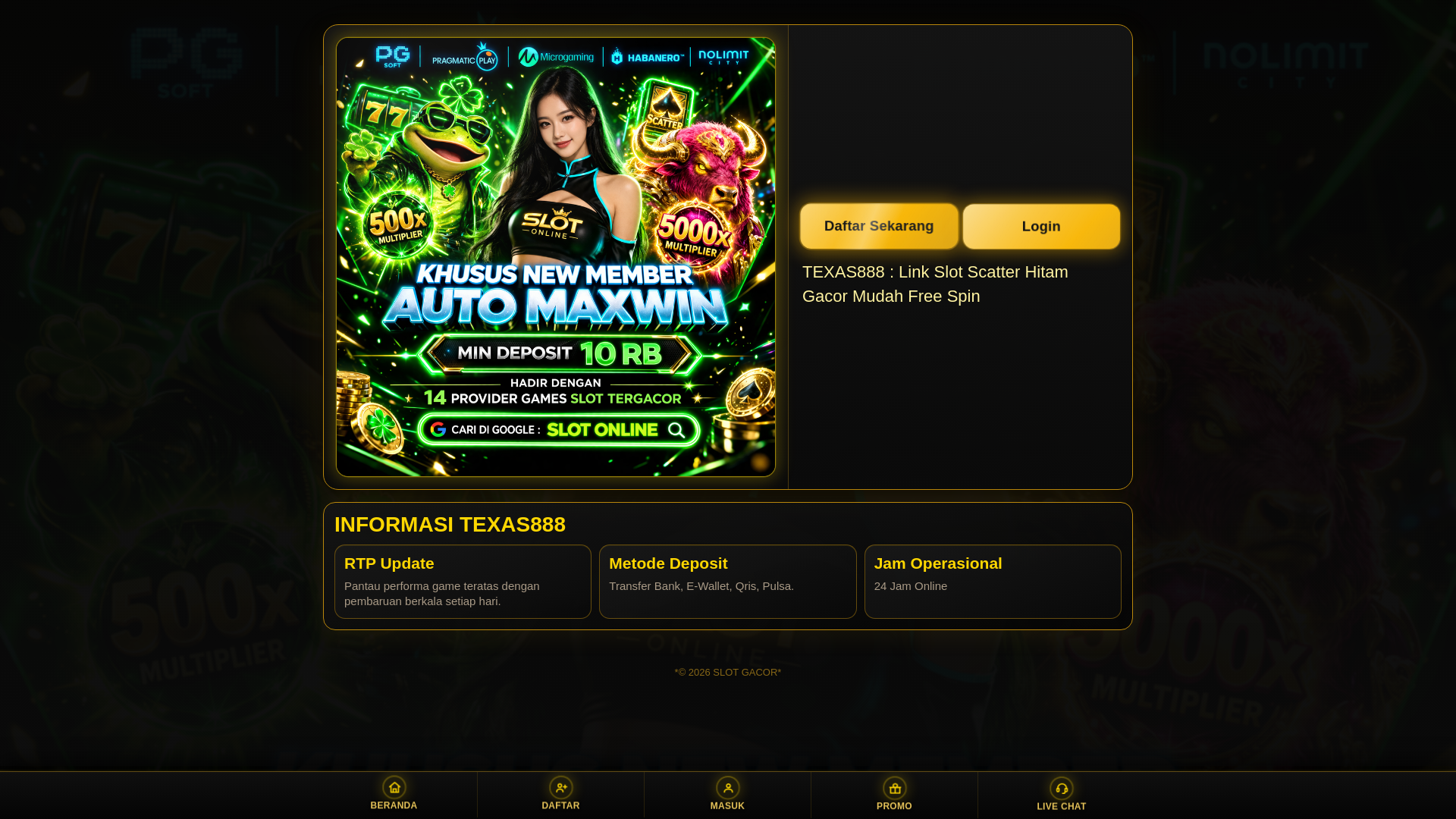 website screenshot of https://texas888-fitaliguria.pages.dev/