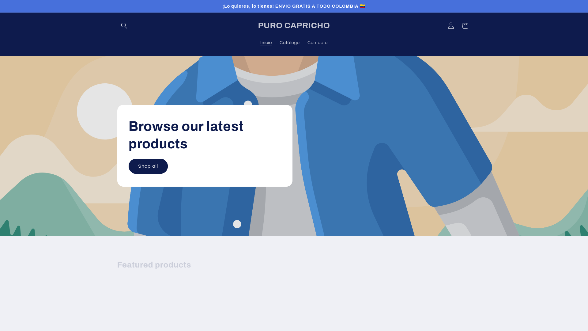 website screenshot of https://purocapricho.online/